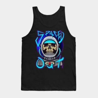 Spaced out skull Tank Top